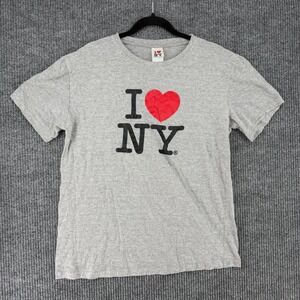 I Love NY Officially Licensed graphic T-Shirt mens large short sleeve travel Y2K